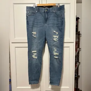 Torrid Bombshell Skinny Distressed Jeans