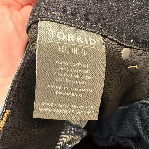Torrid Bombshell Skinny Distressed Jeans