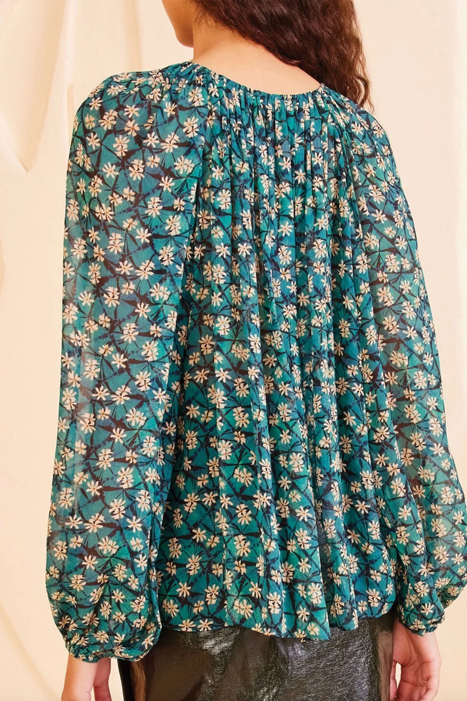 Ulla Johnson Safa Blouse in Clematis