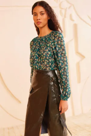 Ulla Johnson Safa Blouse in Clematis