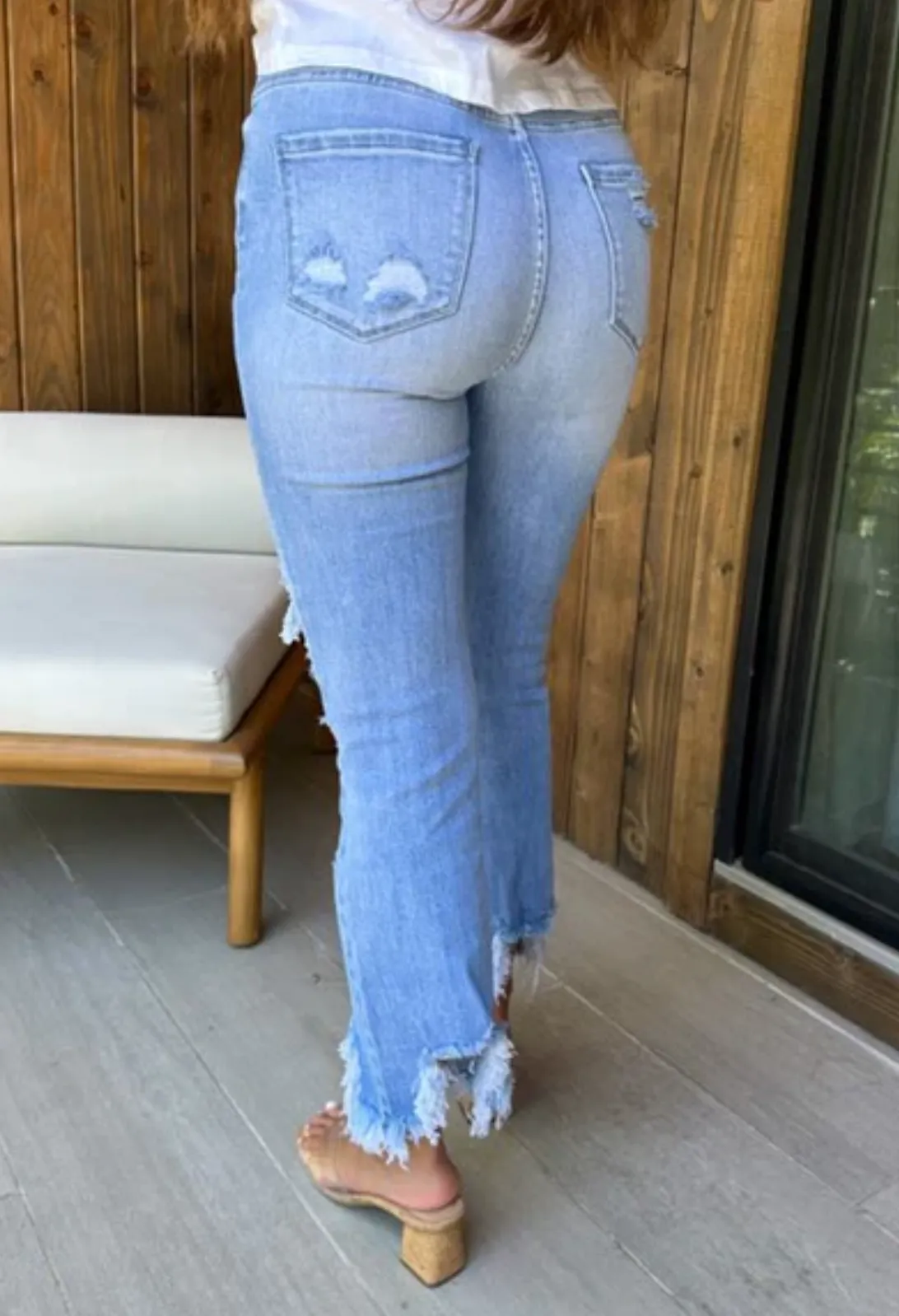 Urban Distressed Crop Jean