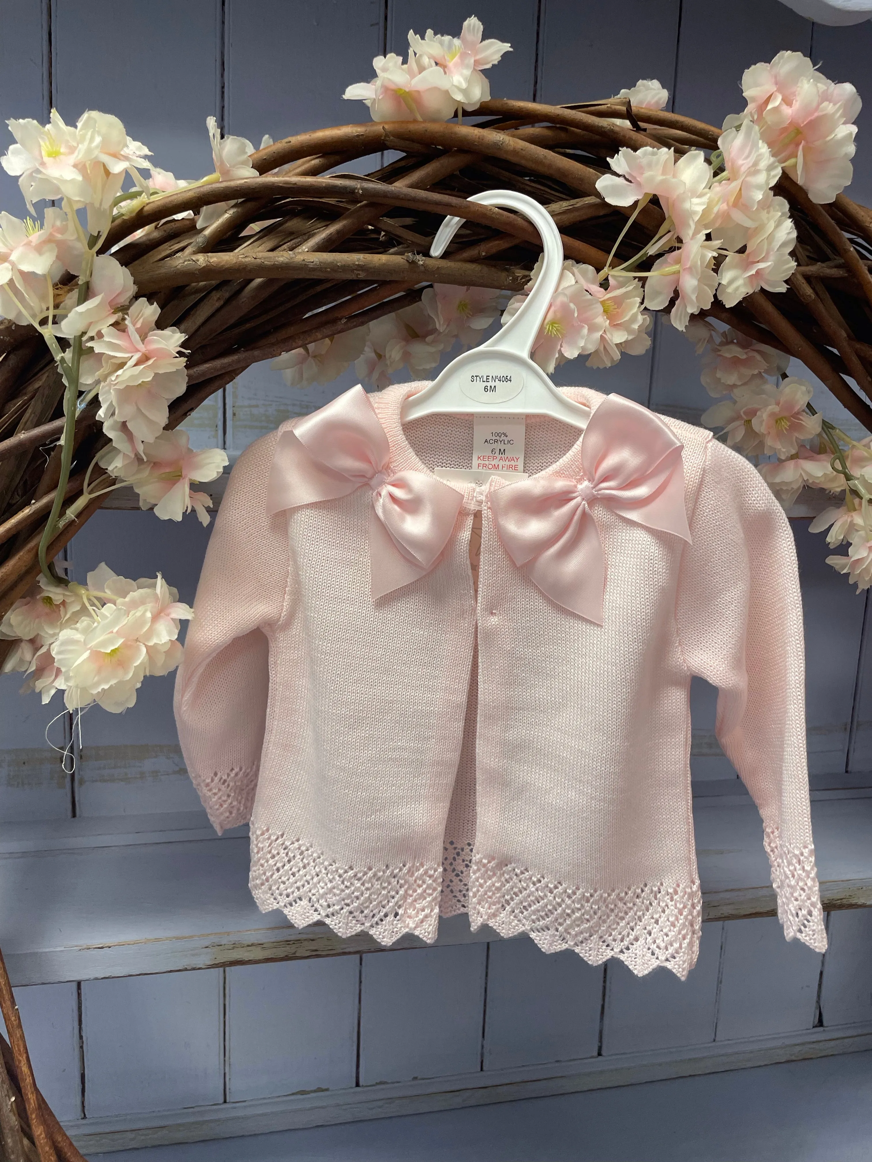 Various Colours - 'Grace' Double Bow Knitted Cardigan