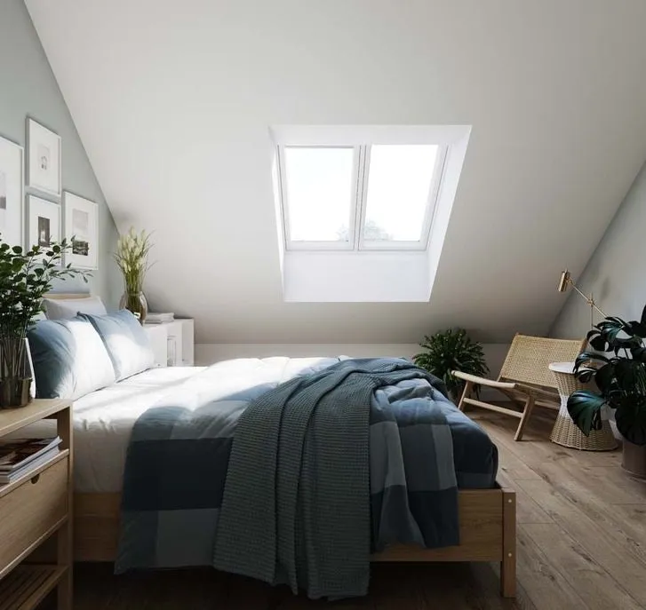VELUX GGLS 2070 2-in-1 Double Glazed Manual Centre Pivot Window