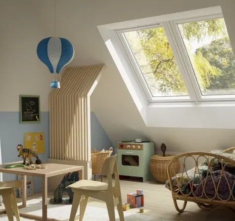VELUX GGLS 2070 2-in-1 Double Glazed Manual Centre Pivot Window