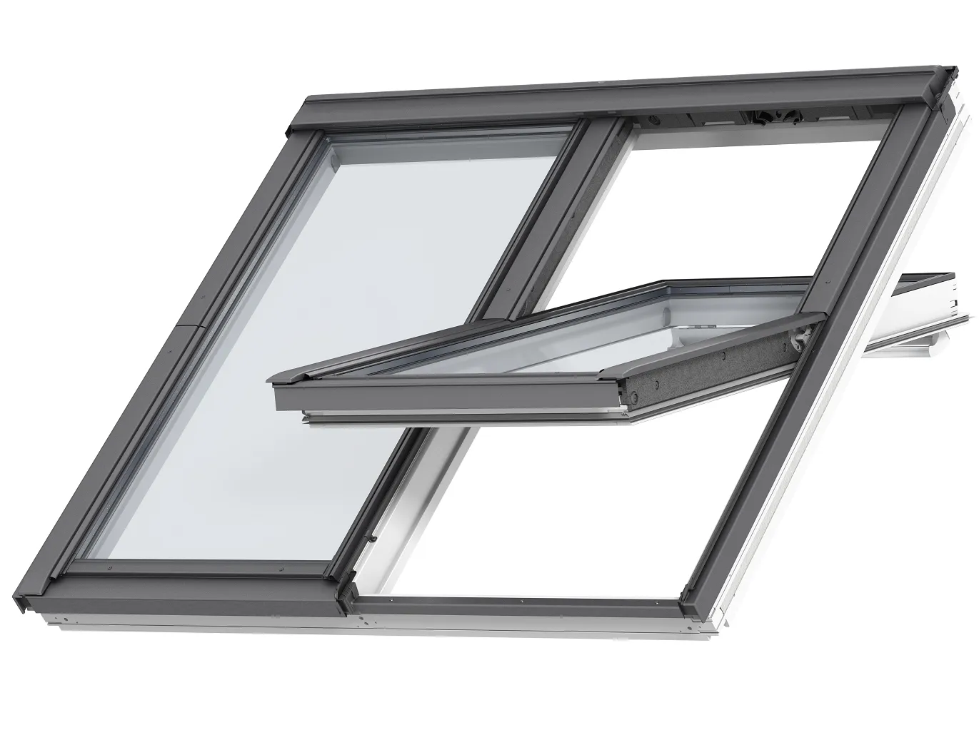 VELUX GGLS 2070 2-in-1 Double Glazed Manual Centre Pivot Window