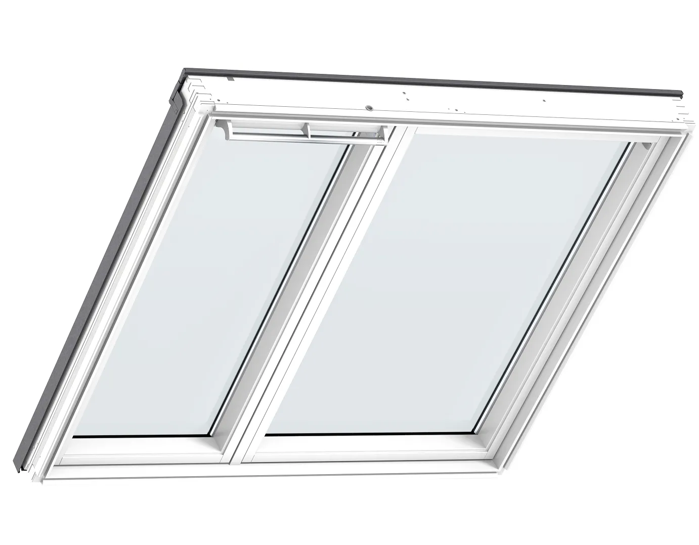 VELUX GPLS FMK06 2070 2-in-1 Double Glazed Top-Hung Window (139 x 118cm)