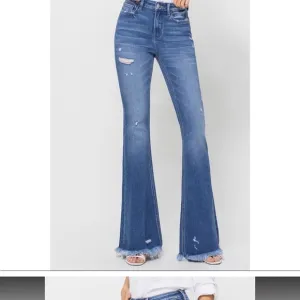 VERVET BY FLYING MONKEY BELLA DISTRESSED FLARE JEANS ❤️NEW COLLECTION IN STORES
