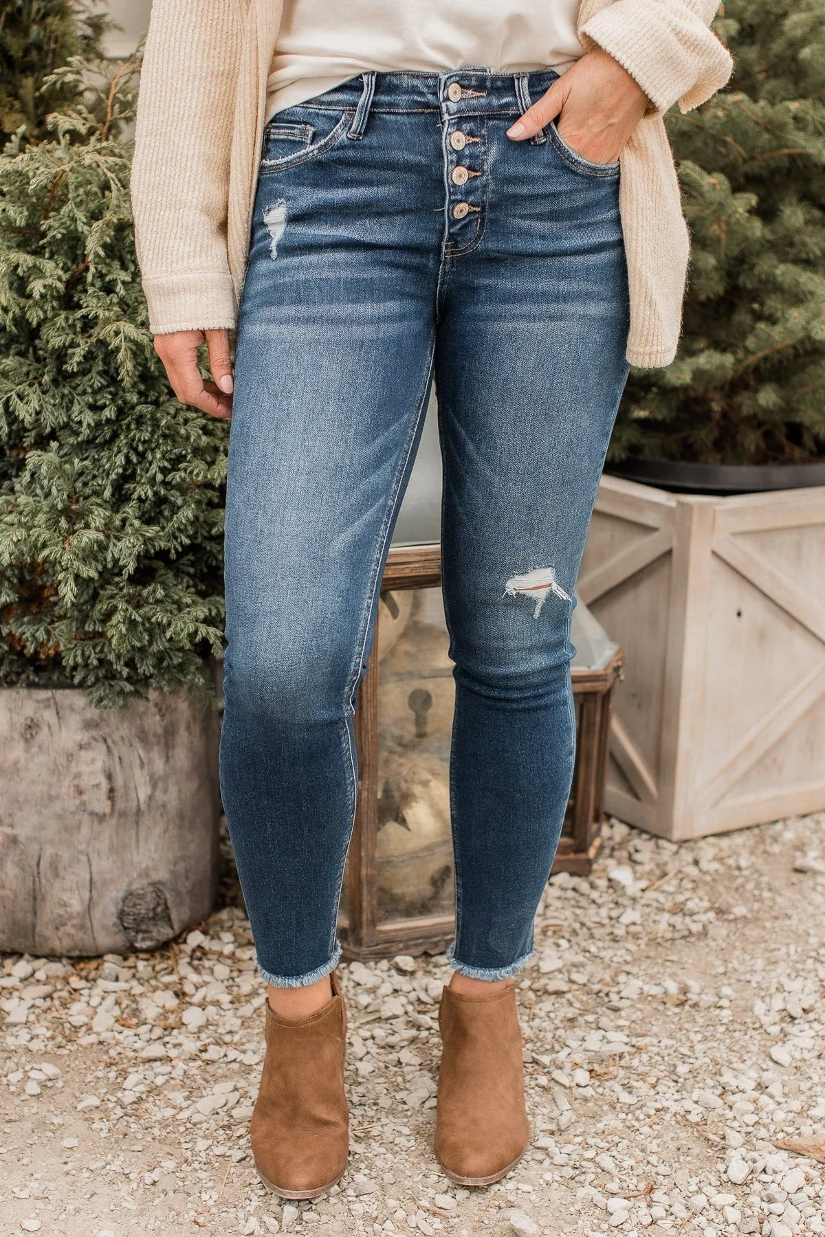 Vervet Mid-Rise Skinny Jean- Ursula Wash