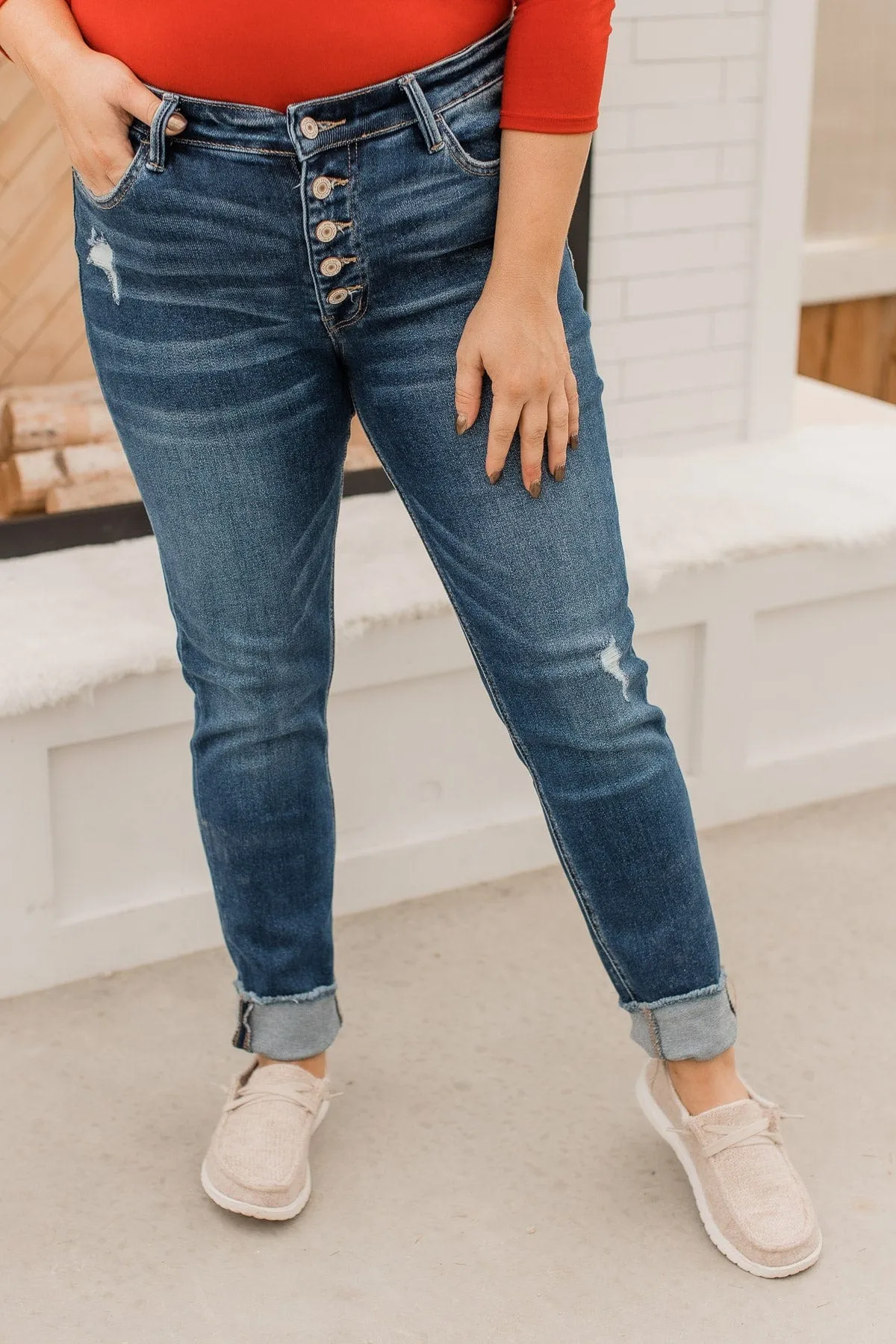 Vervet Mid-Rise Skinny Jean- Ursula Wash