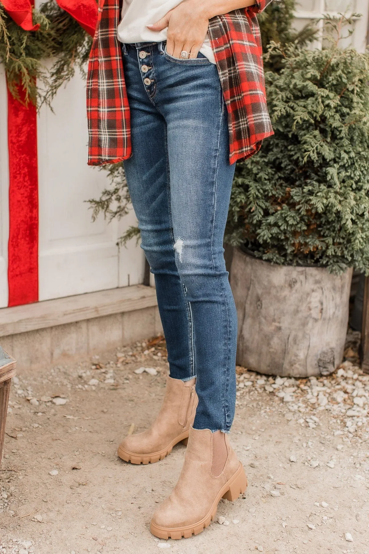 Vervet Mid-Rise Skinny Jean- Ursula Wash