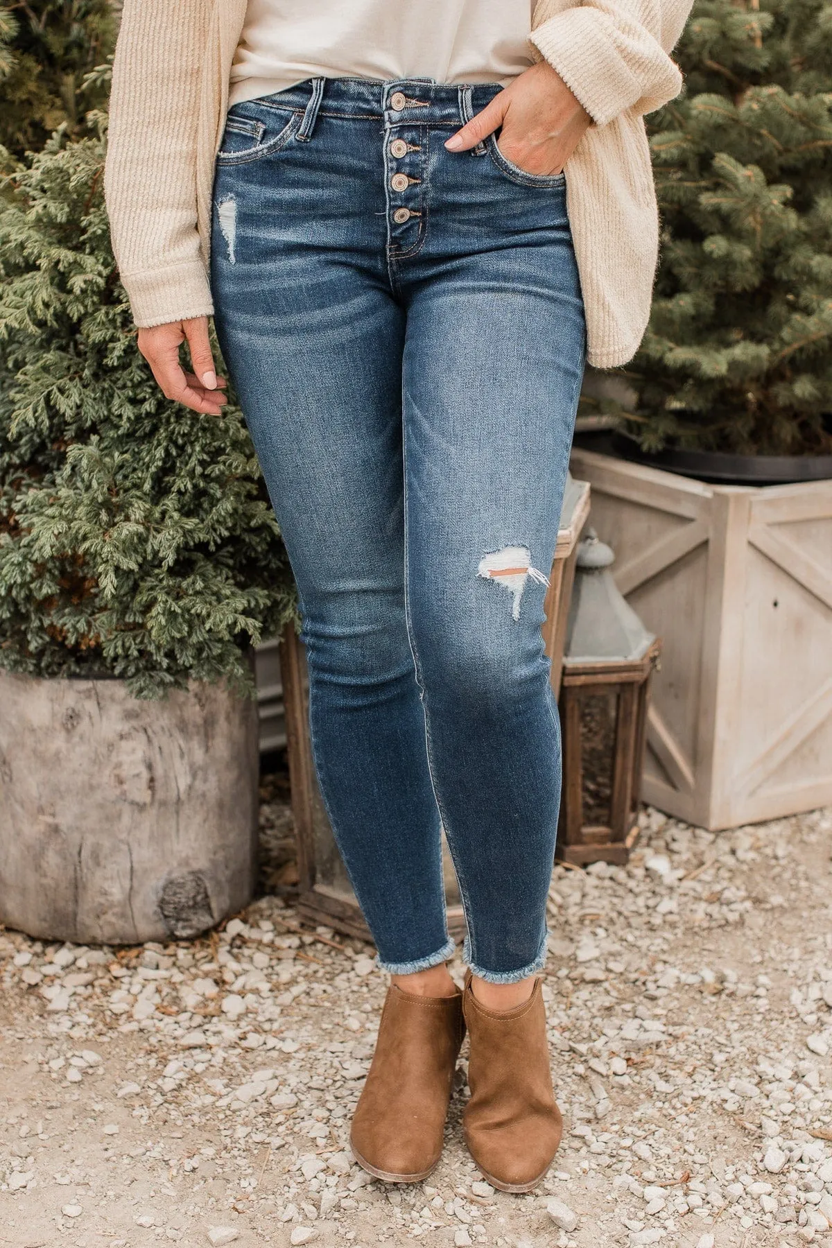 Vervet Mid-Rise Skinny Jean- Ursula Wash