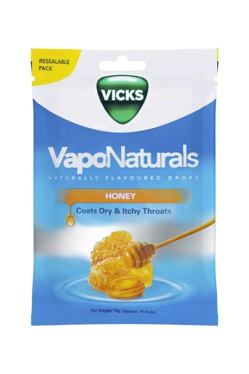 VICKS Vaponaturals Honey Throat Lozenges 19