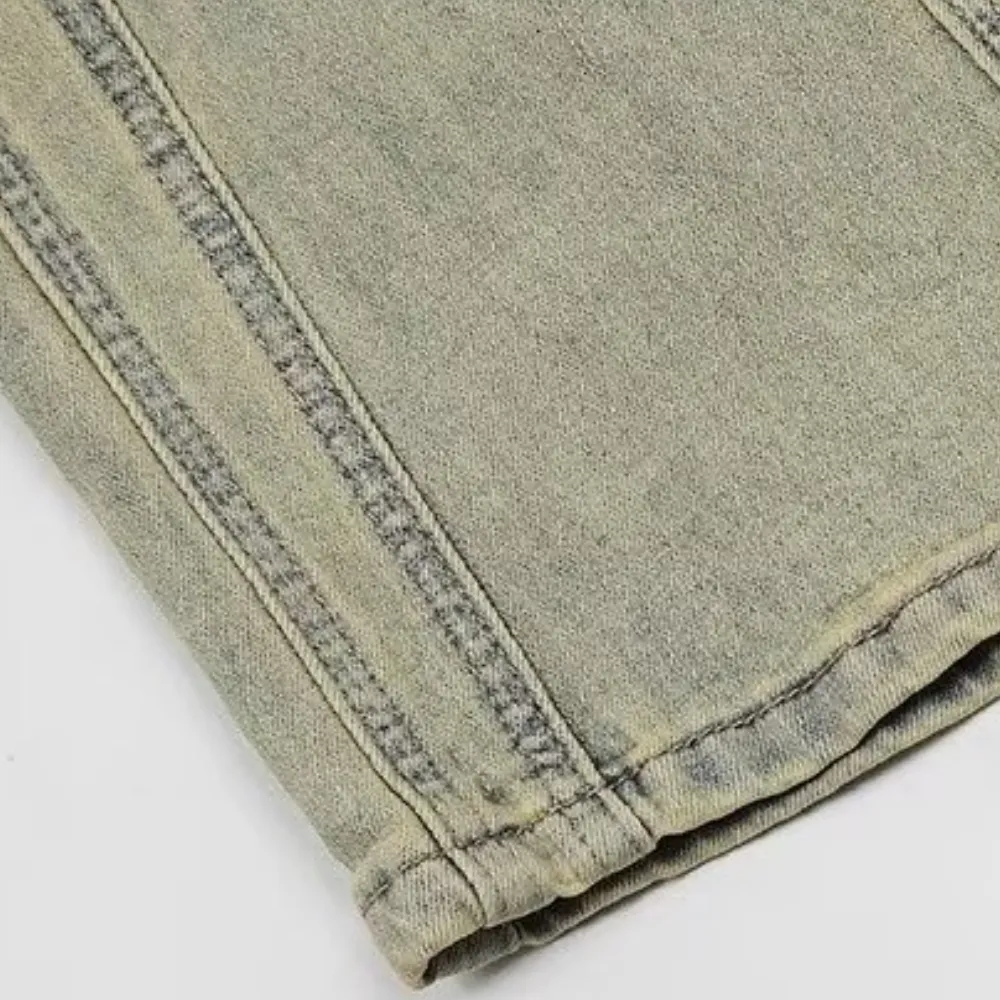 Vintage Distressed Wash Jeans