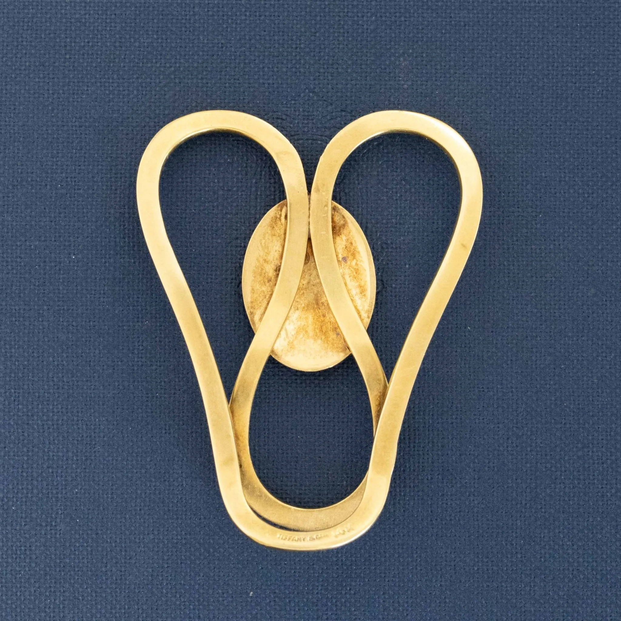 Vintage In Domino Confido Gold Money Clip by Tiffany & Co.