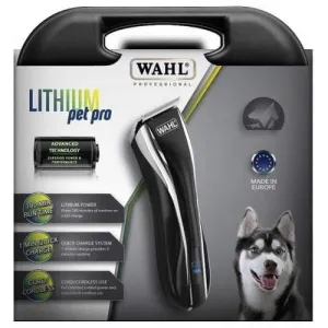 Wahl Lithium Pet Pro Clipper Black/Silver w/ Fixed Blade
