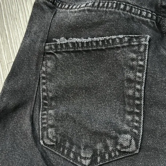 We the Free High-Rise Wide- Leg Distressed Jeans