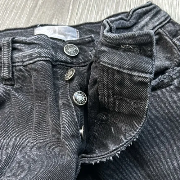 We the Free High-Rise Wide- Leg Distressed Jeans