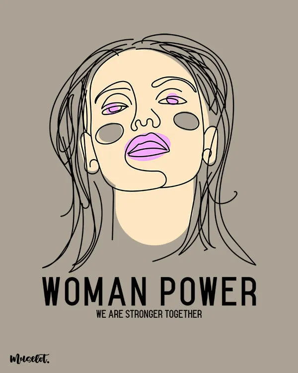 Woman power posters