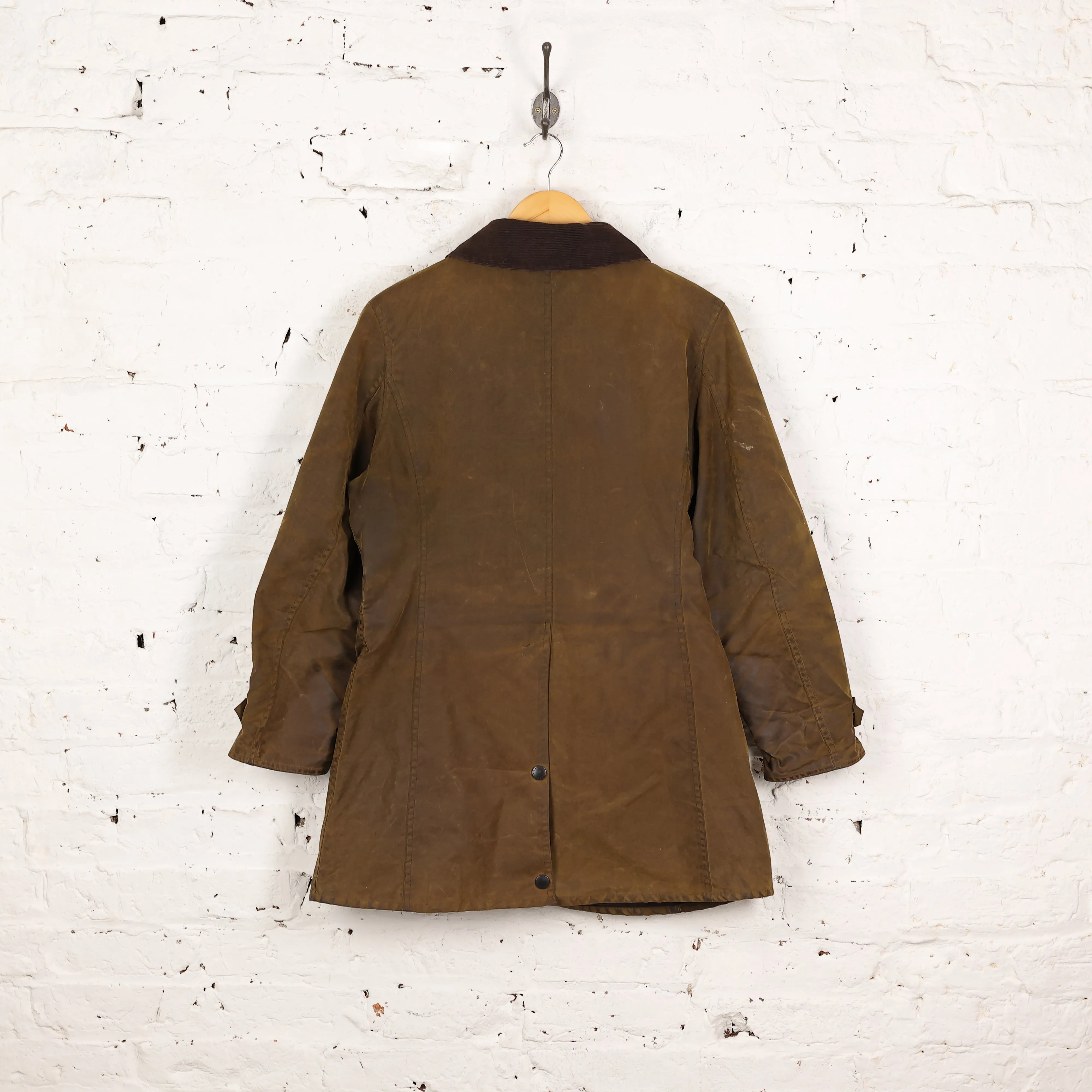Women's Barbour Newmarket Wax Jacket - Brown - Women's M