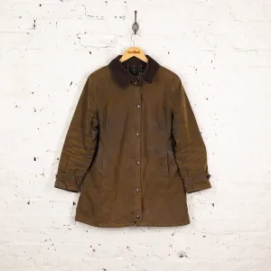 Women's Barbour Newmarket Wax Jacket - Brown - Women's M