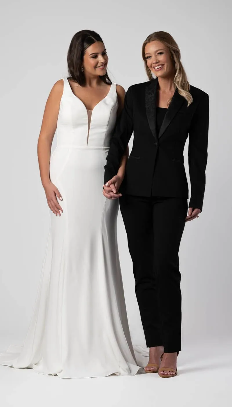 Women's Suit 2 Piece Black