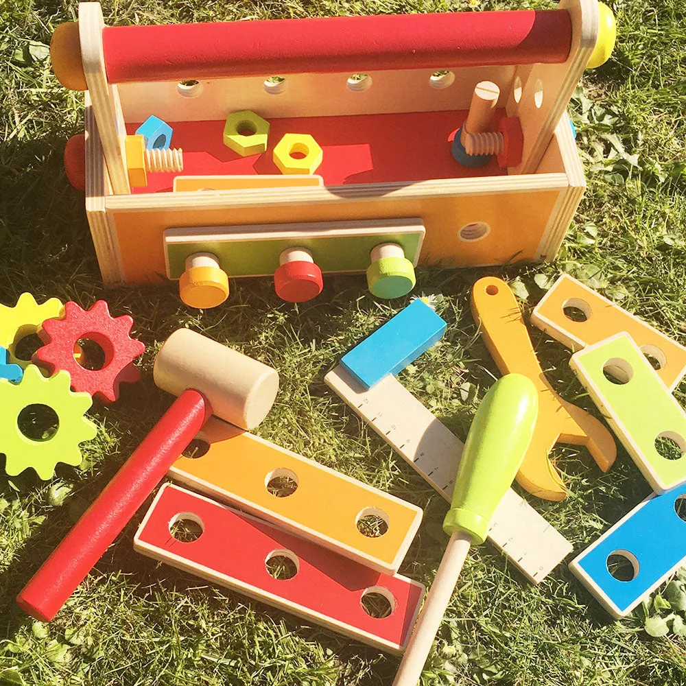 Wooden Tool Box Set