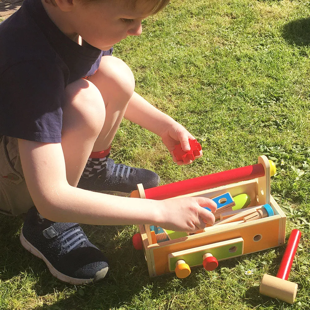 Wooden Tool Box Set
