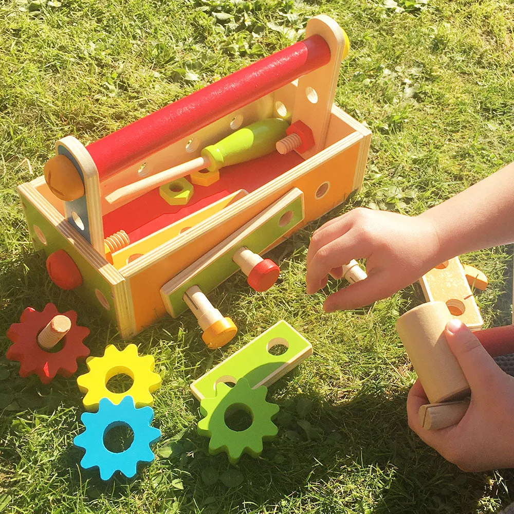 Wooden Tool Box Set