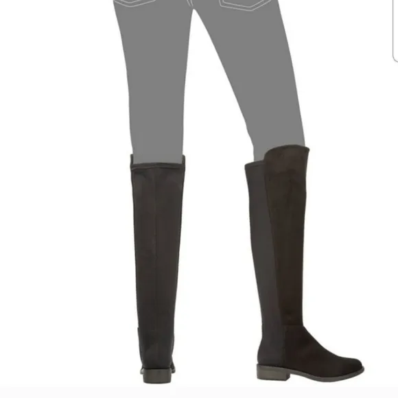 ZIGIny Olaa Black Over-the-knee Boots